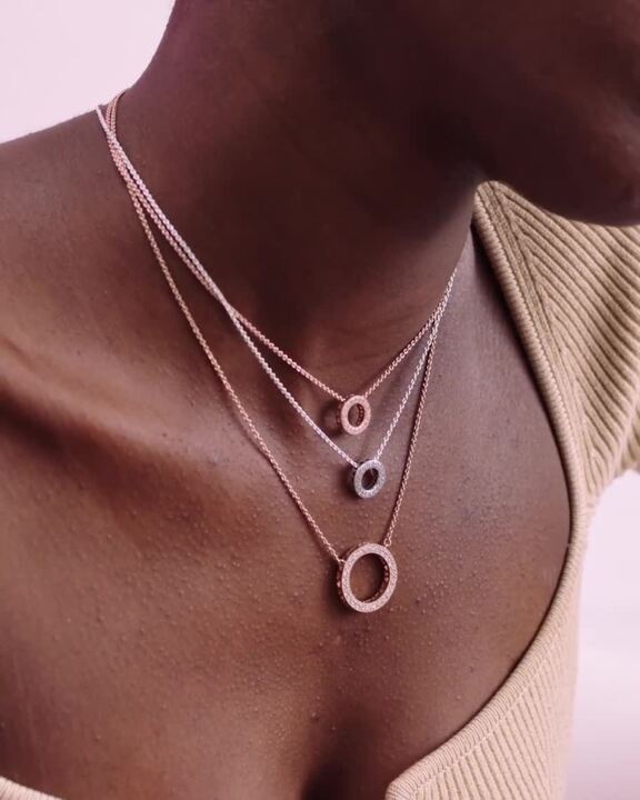 Sparkling Infinity Heart Collier Necklace | Pandora UK