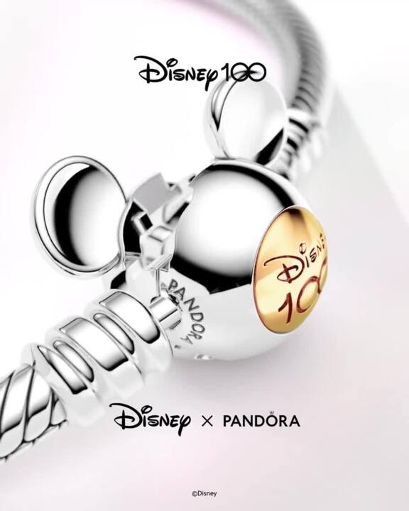 公式商品Pandora パンドラ　ディズニー　ミニー　チャーム アクセサリー