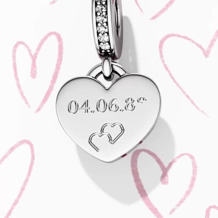 Special Sister sterling silver heart charm fits Pandora | Charming Engraving