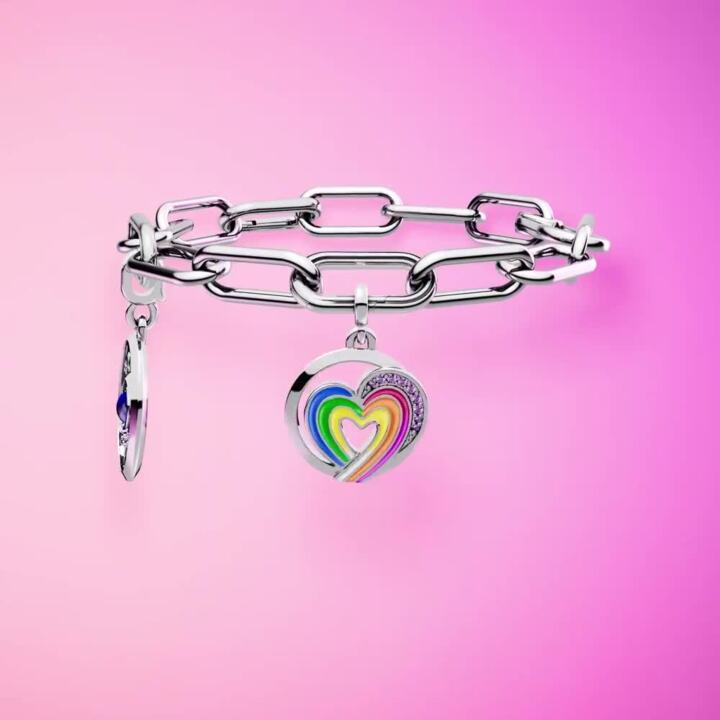 Pandora-Inspired Heart and Locket Charm Bracelet – Here Today Gone