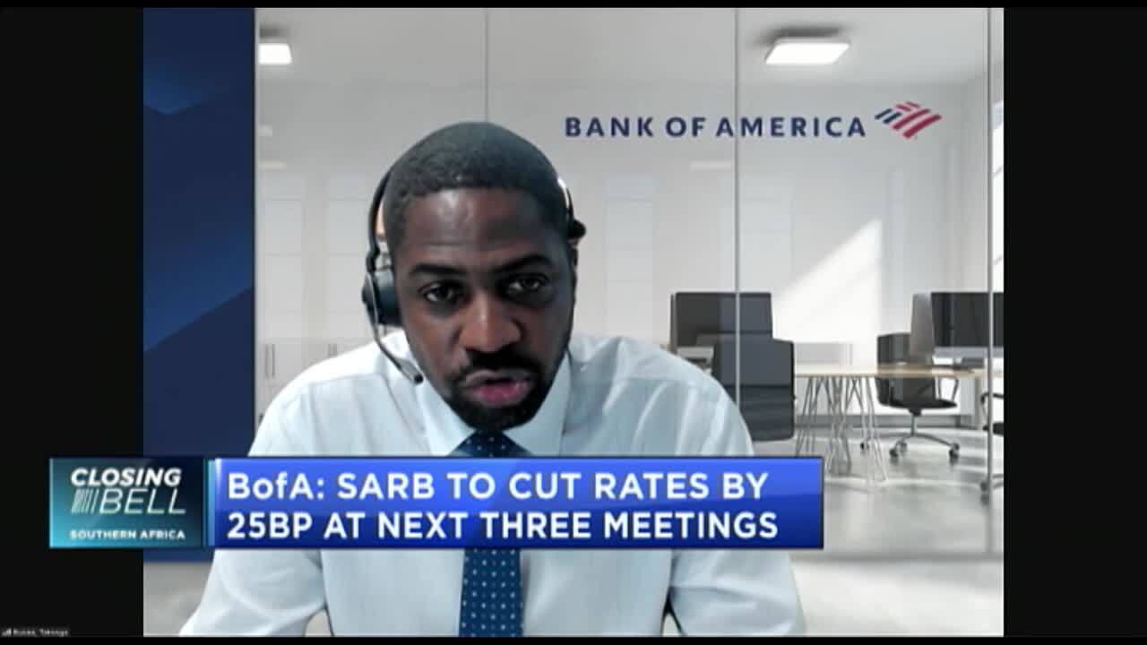 BofA expects first SARB rate cut in September