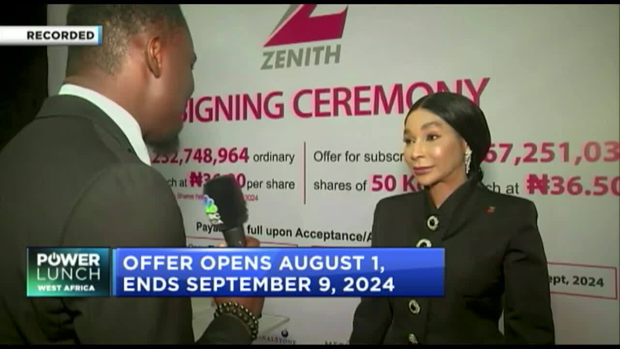 Zenith Bank to raise ₦290bn through rights issue, public offer