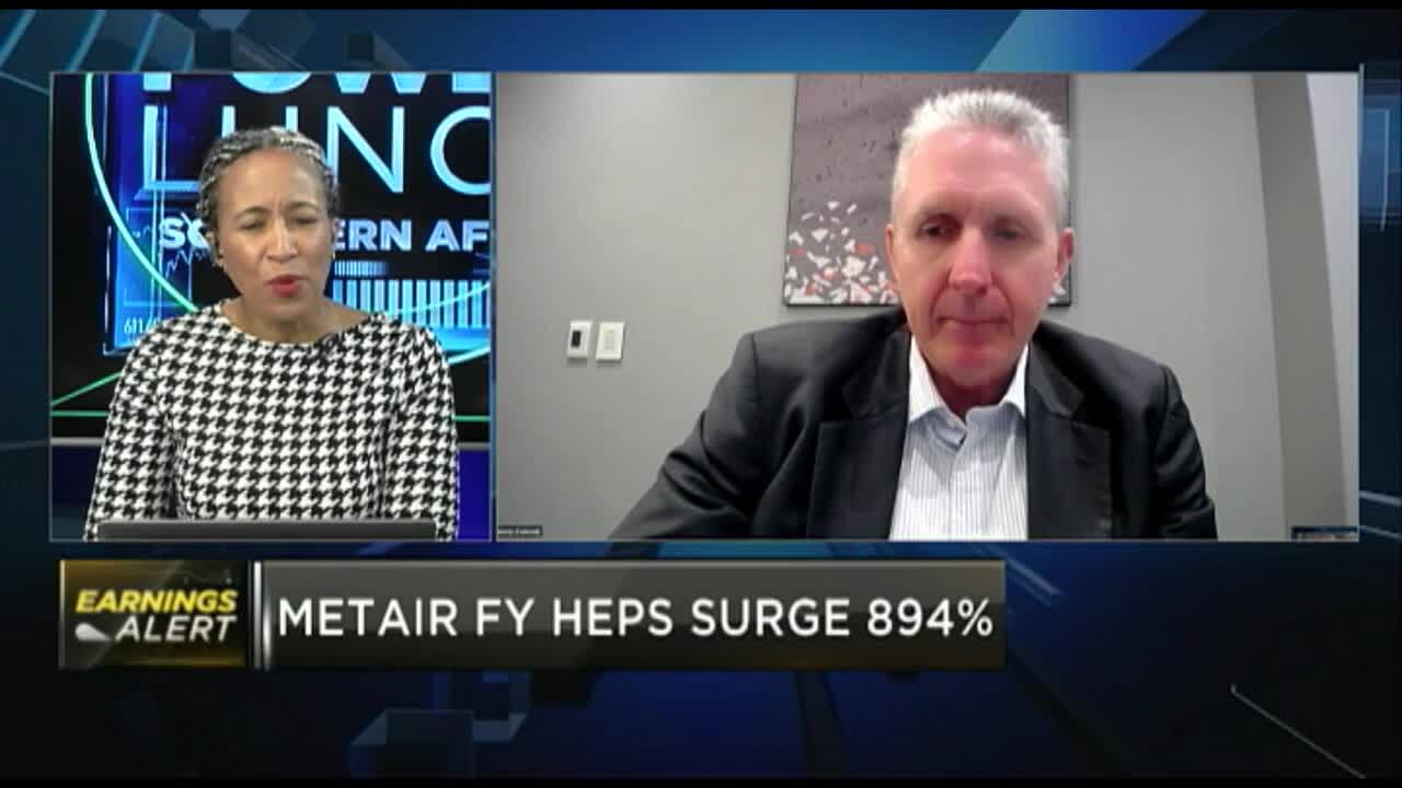 Metair FY HEPS surge 894%
