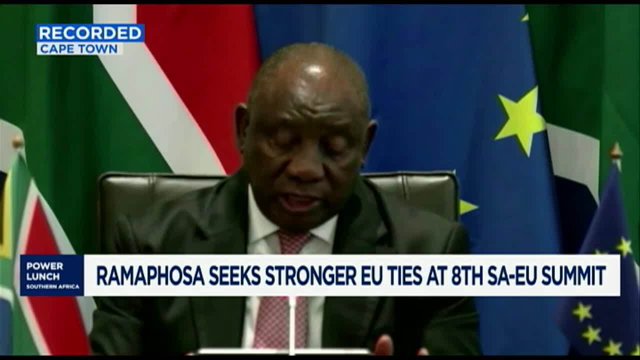 Ramaphosa seeks stronger trade ties at SA-EU summit 