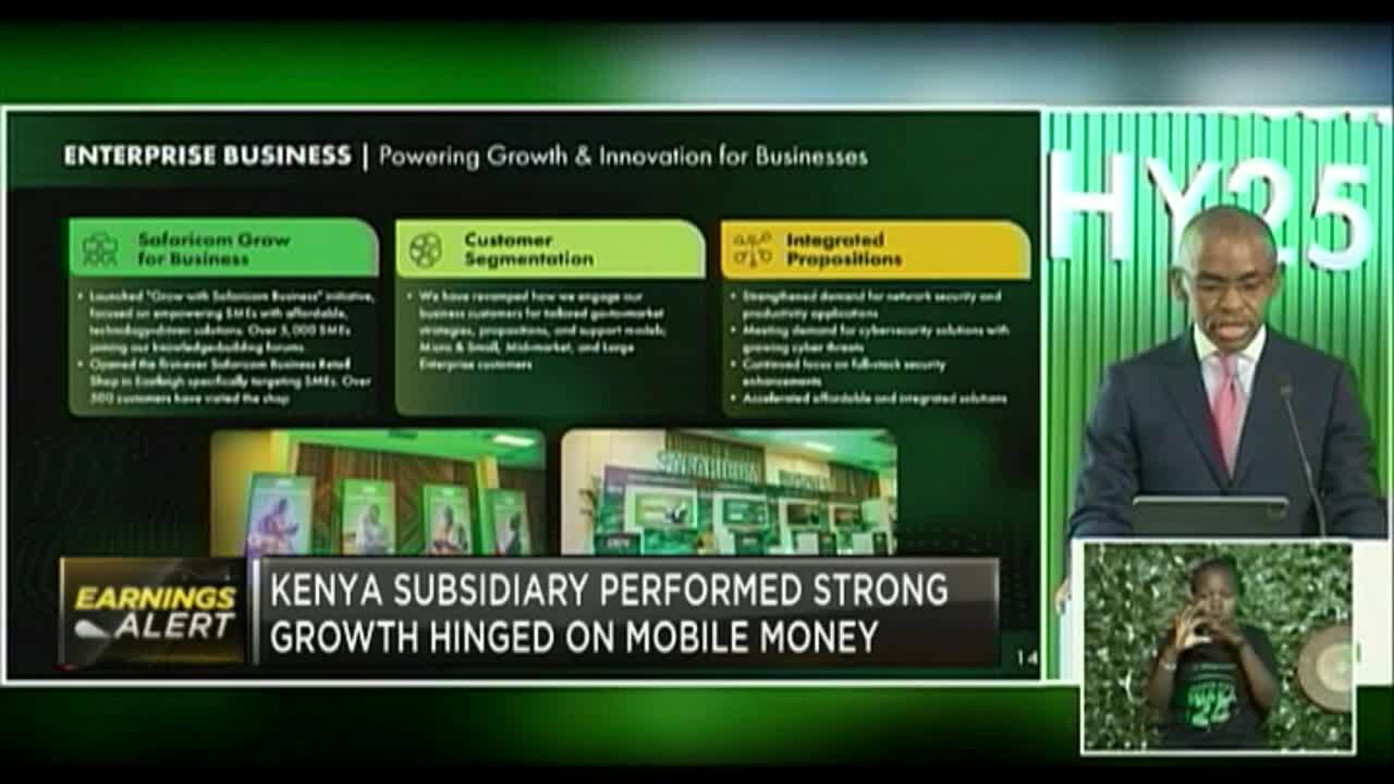 Safaricom half-year earnings fall by 17% to Ksh28bn