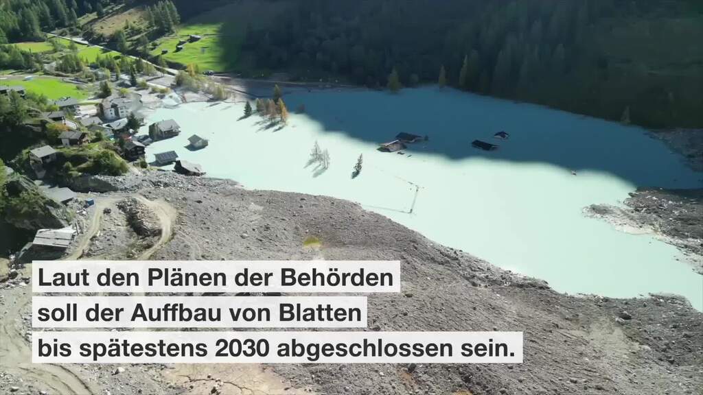 70 Prozent von Blatten VS laut neuer Naturgefahrenkarte unbebaubar