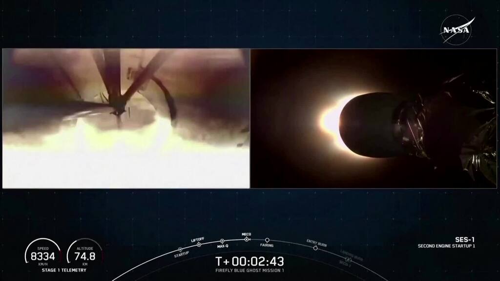 SpaceX bringt doppelte Mondmission ins All
