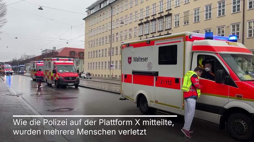 München: Auto fährt in Menschengruppe – mehrere Verletzte