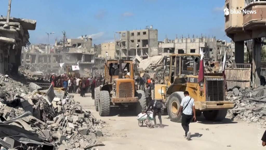 La ville de Gaza commence à déblayer les décombres de la guerre.