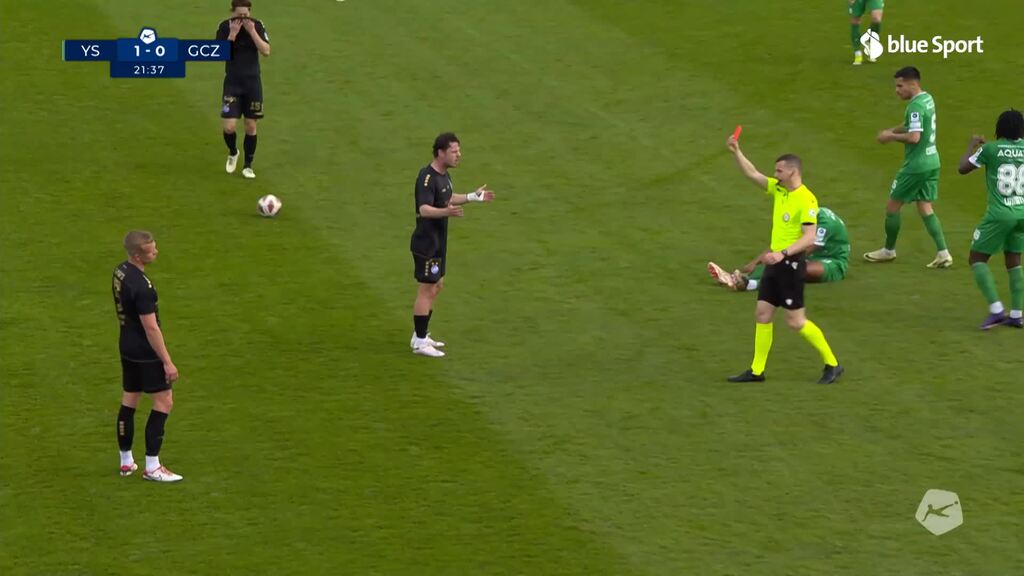 22. Minute: Laws sieht Rot, GC nur noch zu Zehnt