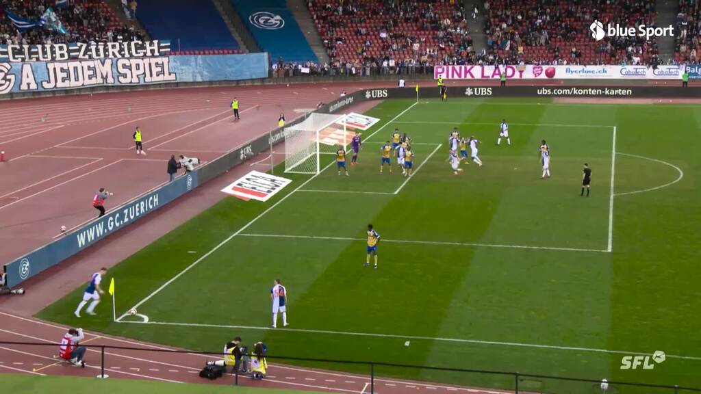 88. Minute: Die Latte bewahrt Lausanne vor dem Ausgleich