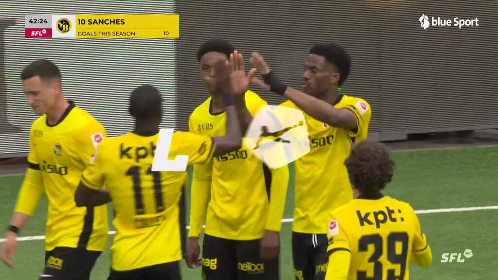 Sanches dreht das Spiel für YB wieder