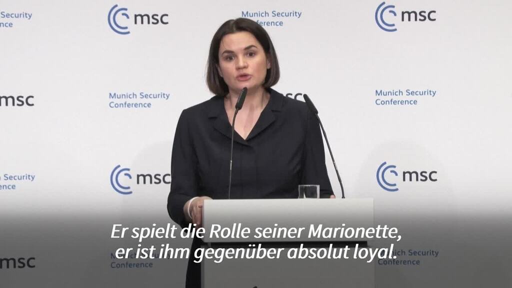 Tichanowskaja: Russland könnte jeden Augenblick von Belarus aus angreifen