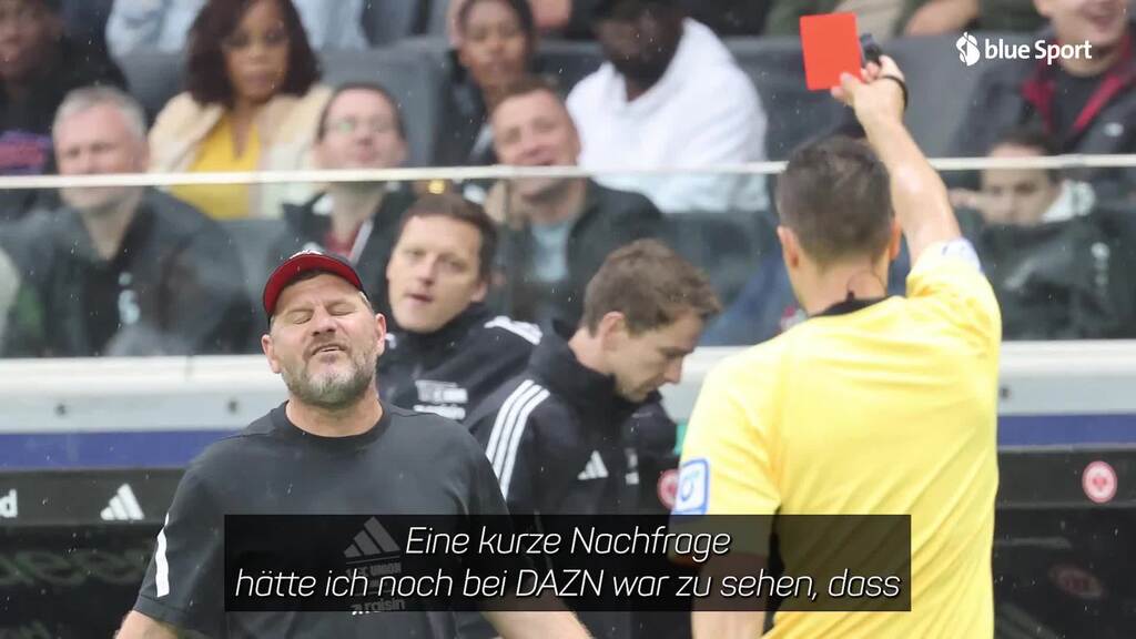 Union-Trainer Steffen Baumgart über die Rote Karte und den Mittelfinger