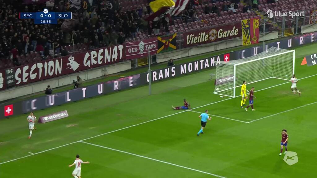 27. Minute: Ajdini bringt das Schlusslicht gegen Servette in Führung