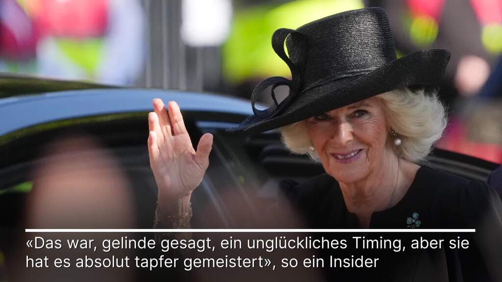 «Absolut tapfer». Camilla absolviert ihre Termine mit gebrochenem Zeh.