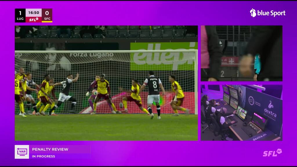 Lugano erhöht Führung nach VAR-Penalty