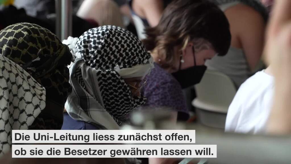 Pro-Palästina-Protest erreicht Universität Bern