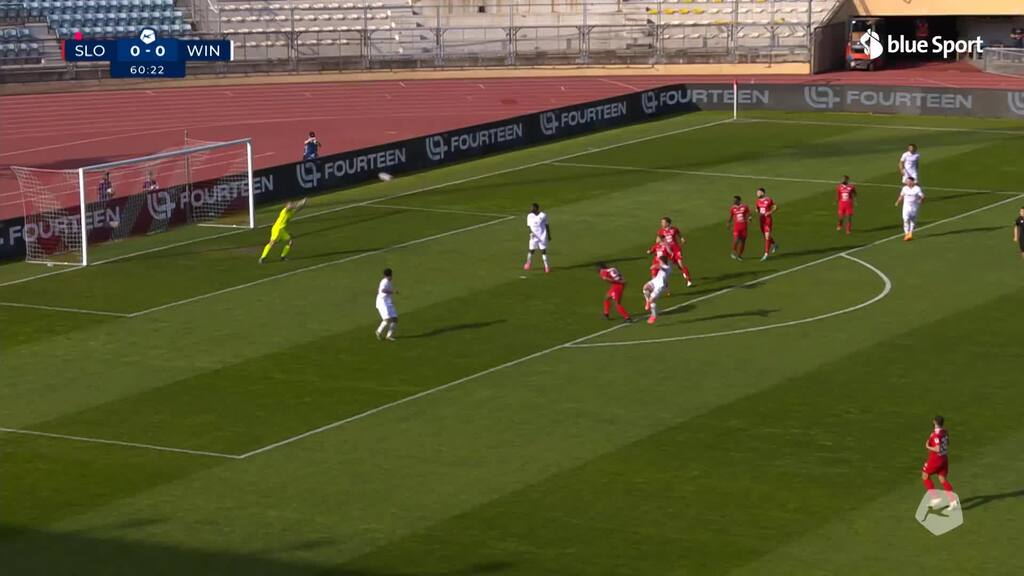 61. Minute: Di Giustos Knaller landet an der Latte