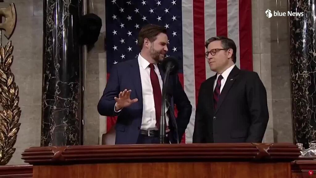 Hier lästern Johnson und Vance