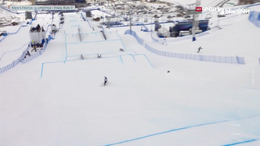 Ragettli verpasst es, sich im dritten Run noch zu verbessern