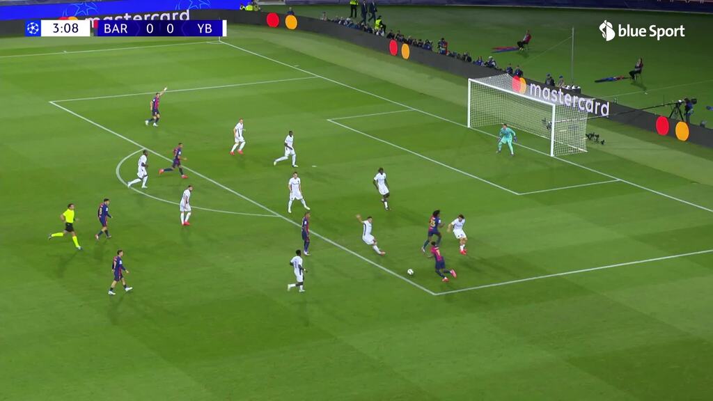 4. Minute: Chance Barça durch Yamal