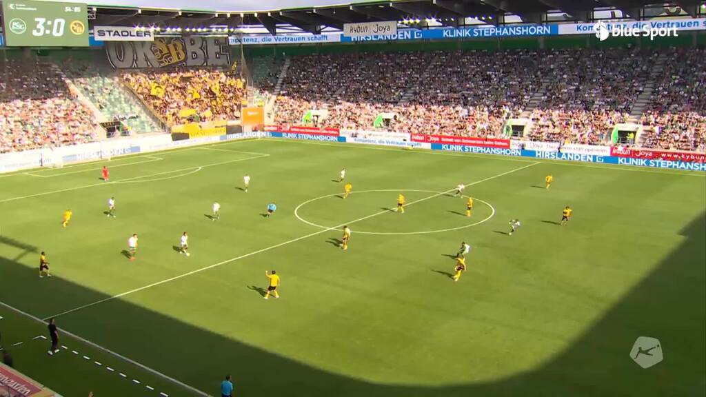 55. Minute: Tor St. Gallen 4:0 durch Witzig