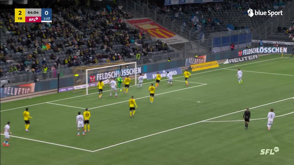 Beinahe fällt der Anschlusstreffer für Luzern