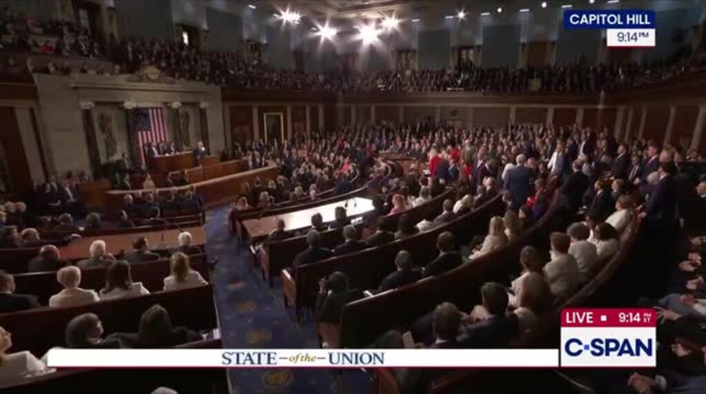 SOTU: Hier wird Abgeordneter Al Green abgeführt