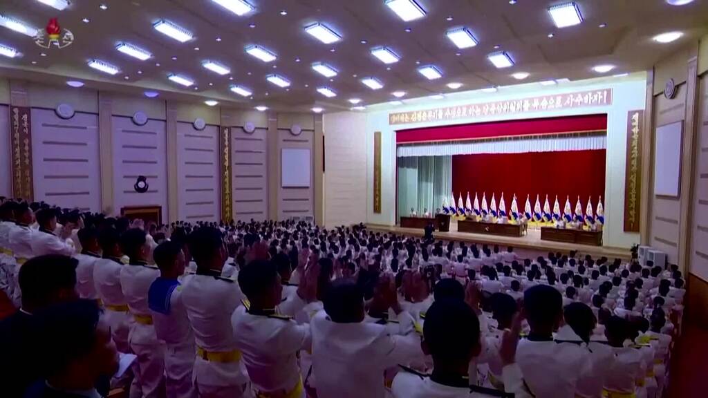 Kim mit Tochter bei Militärparade