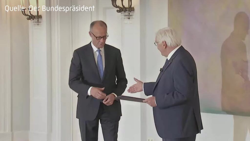 Merz offiziell Bundeskanzler – Ernennung durch Frank-Walter Steinmeier