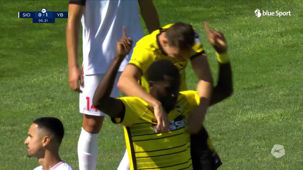 6. Minute: Kanga doppelt für YB nach