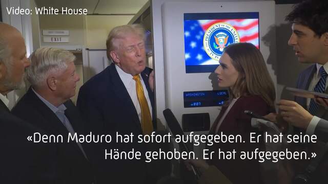 Entmachtung in Venezuelas: Trump droht Venezuelas geschäftsführender Präsidentin