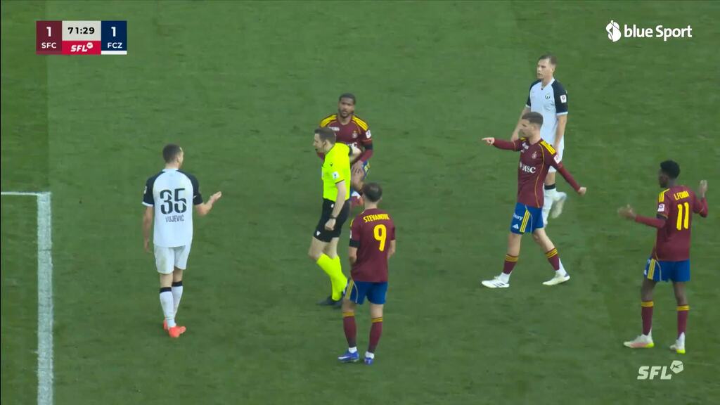 Kamberi fliegt nach Notbremse vom Platz