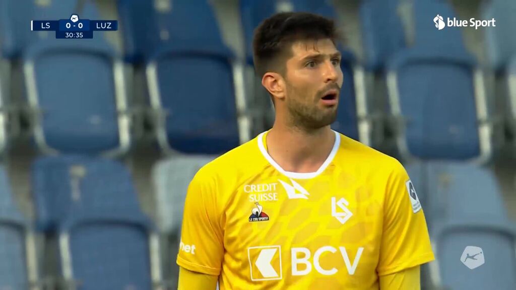 31.Minute: Jashari mit dem 0:1 gegen Lausanne