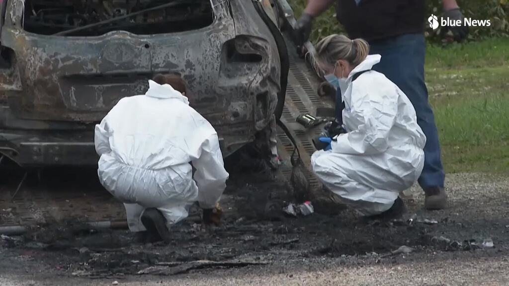Île d'Oléron: la police scientifique s'affaire autour du véhicule du suspect