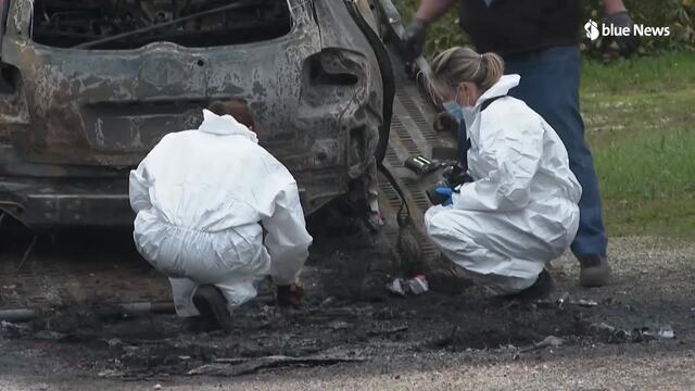 Île d'Oléron: la police scientifique s'affaire autour du véhicule du suspect