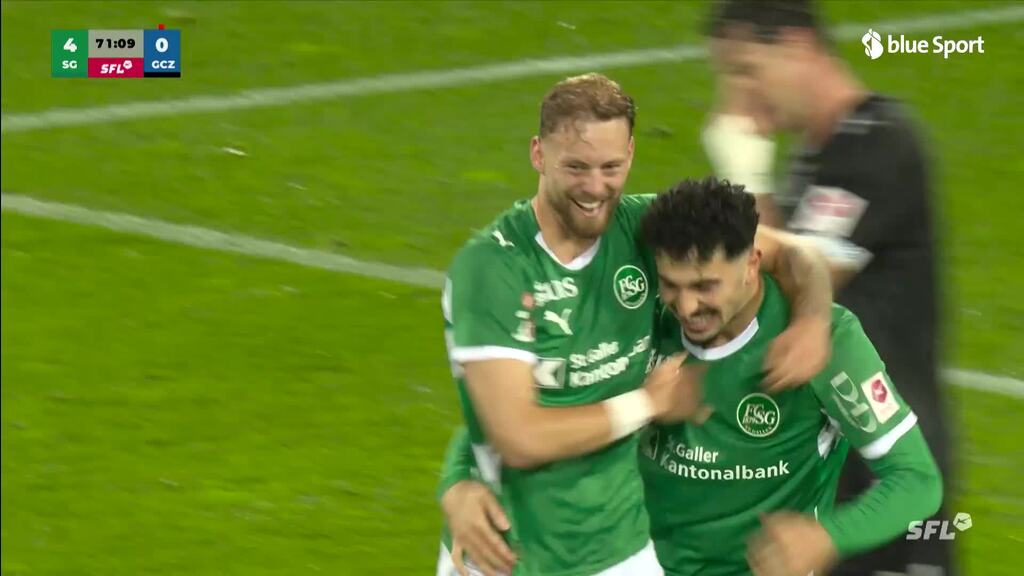 Vladi stellt auf 4:0 für St.Gallen