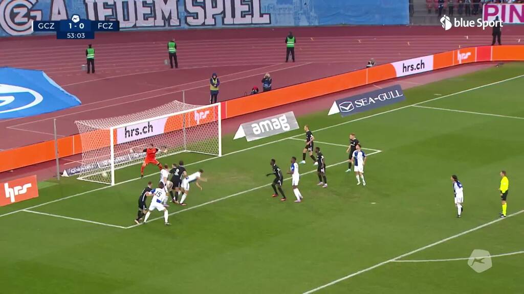 53. Minute: Renat Dadashov mit grosser Chance für GC