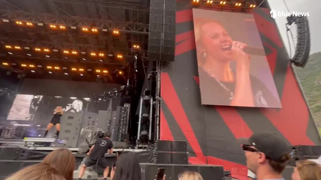 Paula Hartmann rockt das Openair Gampel