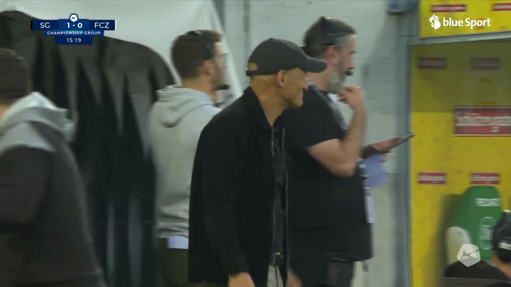 16. Minute: Akolo mit 1:0 für St.Gallen