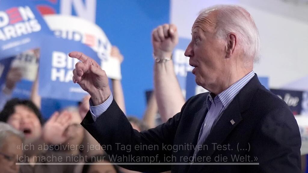 Biden sträubt sich gegen Test kognitiver Fähigkeiten