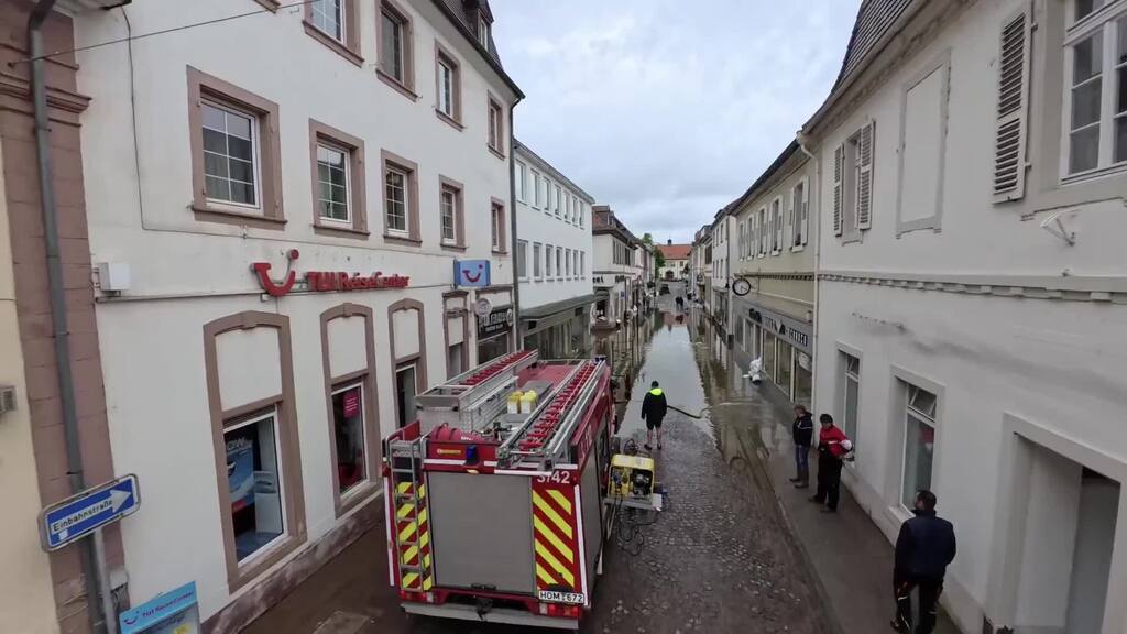 Todesopfer wegen Hochwassers im Saarland – Banger Blick aufs Wetter