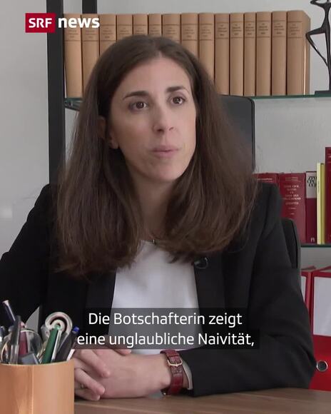 Schweizer Botschafterin verärgert mit Verhüllung Protestbewegung