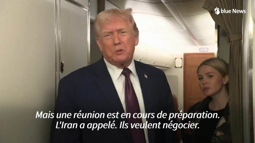 Trump affirme que l'Iran veut négocier et qu'une réunion est en cours de préparation