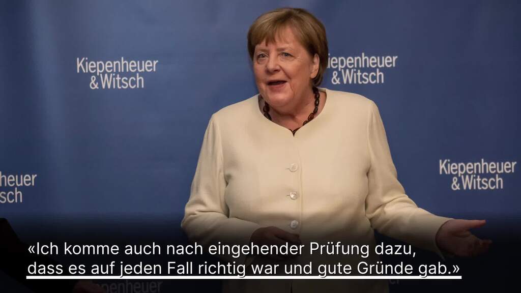 Merkel verteidigt ihre Ukraine-Politik: Das war «auf jeden Fall richtig»