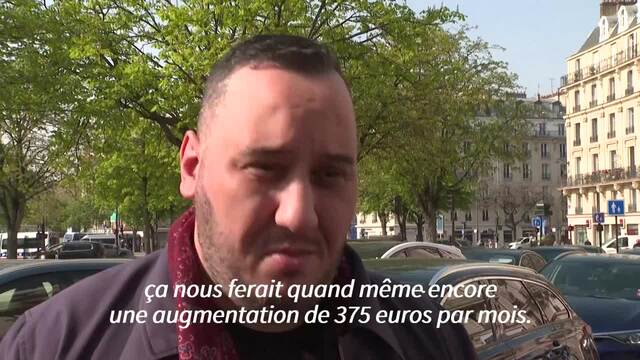 Hausse du prix des carburants: des chauffeurs VTC manifestent à Paris