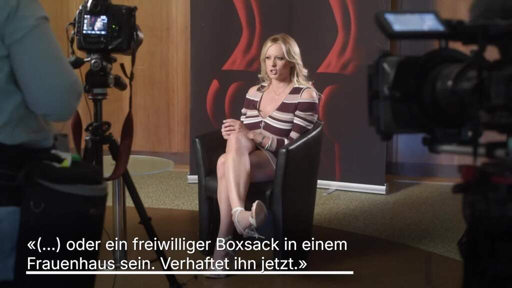 Pornodarstellerin Daniels: Trump sollte Boxsack in Frauenhaus sein