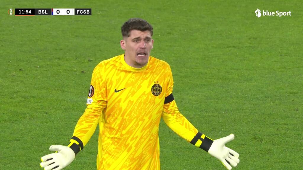 FCSB-Goalie Tarnovanu fliegt vom Platz