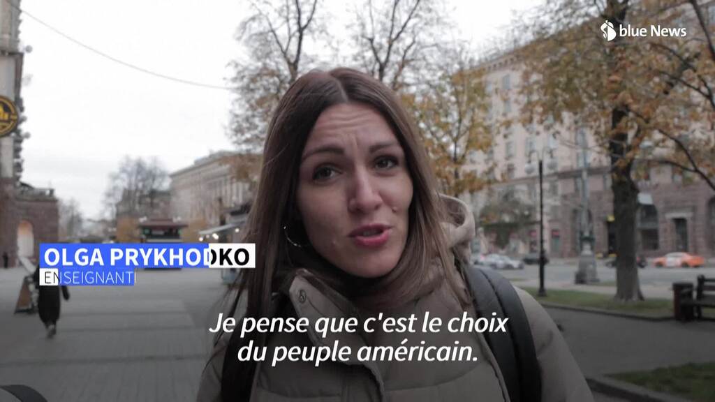 À Kiev, les passants réagissent à la victoire de Trump